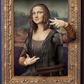 Freeing - Mona Lisa by Leonardo da Vinci - The Table Museum Figma - Actionfigur 