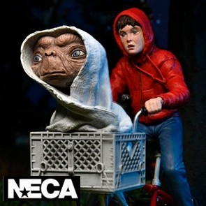 NECA - E.T. and Elliott on Bicycle - 40th Anniversary Actionfigur