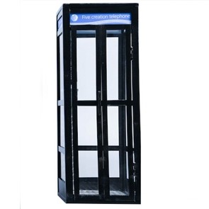 Five Toys - Black Telephone Box -1/6th Scale / 1/6 Accessoires