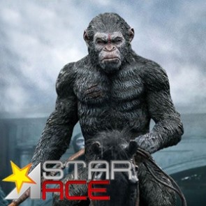 Star Ace - Caesar - Spear Version - Dawn of the Planet Apes - Soft Vinyl Statue