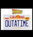 Doctor Collector - Back To The Future OUTATIME Licence Plate