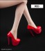 Flirty Girl - Female High Heels Plateau - Red