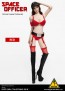 Flirty Girl - Space Officer - Clothing Set - Red