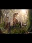 Iron Studios - Just The Two Raptors Statue - Jurassic Park - Deluxe - Art Scale Statue 