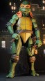 NECA - Michelangelo - Teenage Mutant Ninja Turtles - 1990 Movie - 1/4 Actionfigur