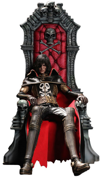 Captain Harlock mit Throne